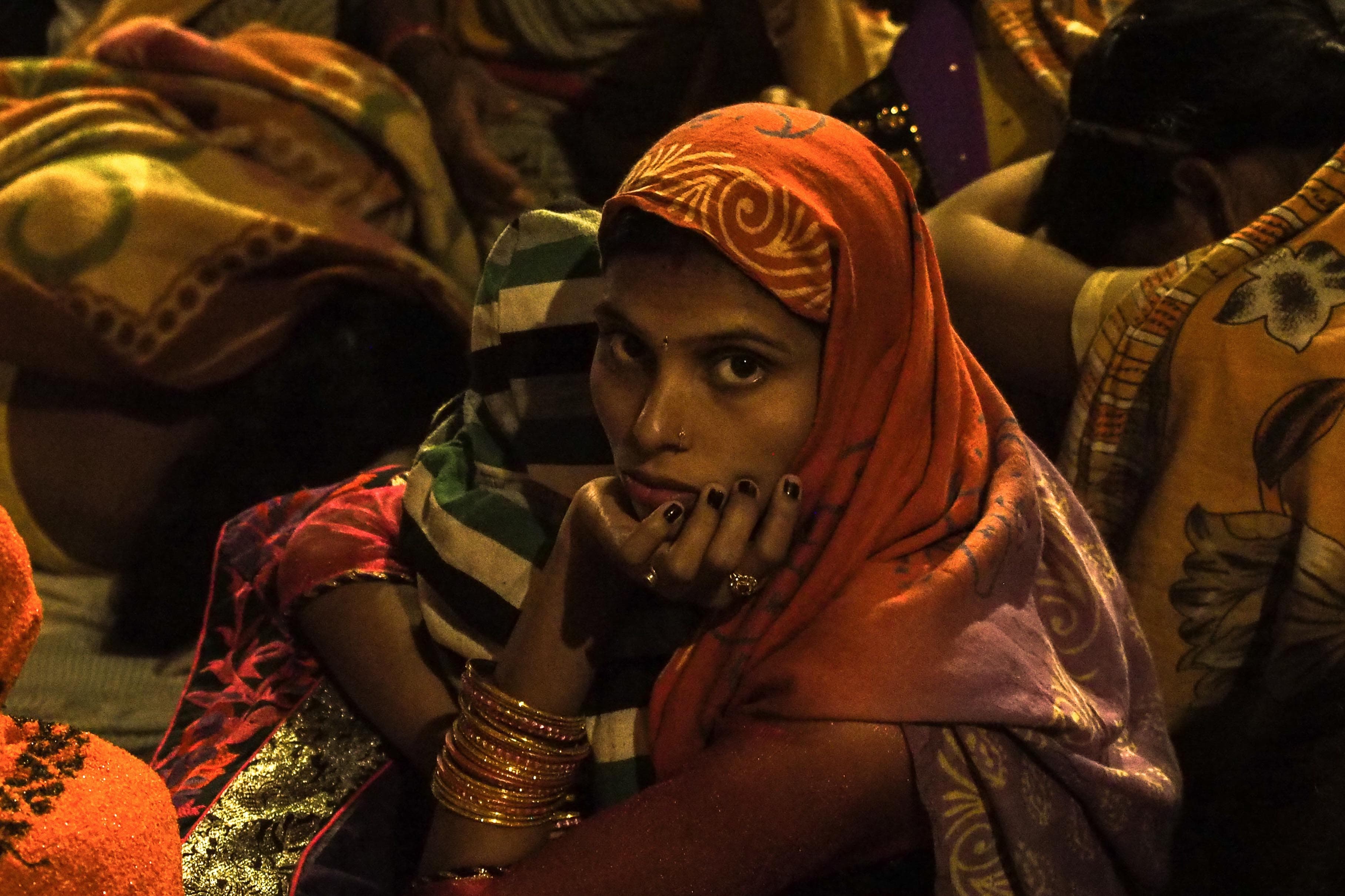 Night vigil during the Sun God festival